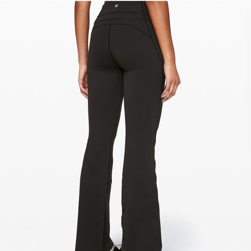 lululemon groove pant flare full length pants